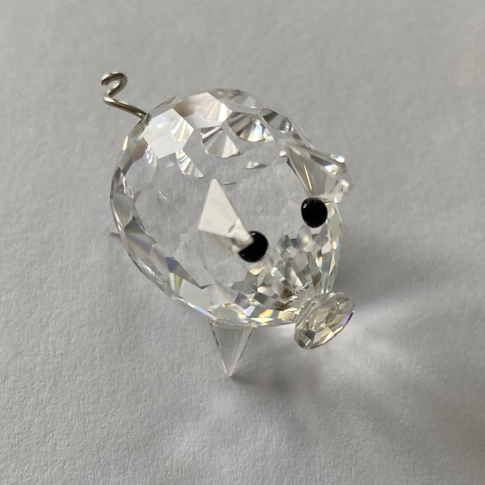 Swarovski Mini Pig With Curly Tail
